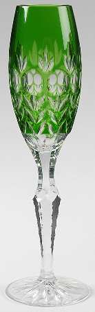 Florderis Emerald Green Fluted Champagne