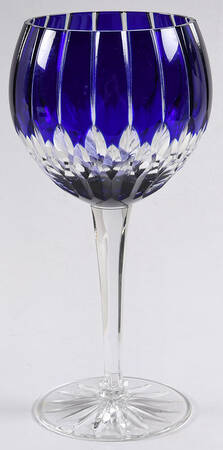 Castille Alberga Cobalt Blue Water Goblet