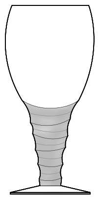 Alpha Satin Water Goblet