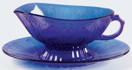 Royal Sapphire Gravy Boat and Underplate