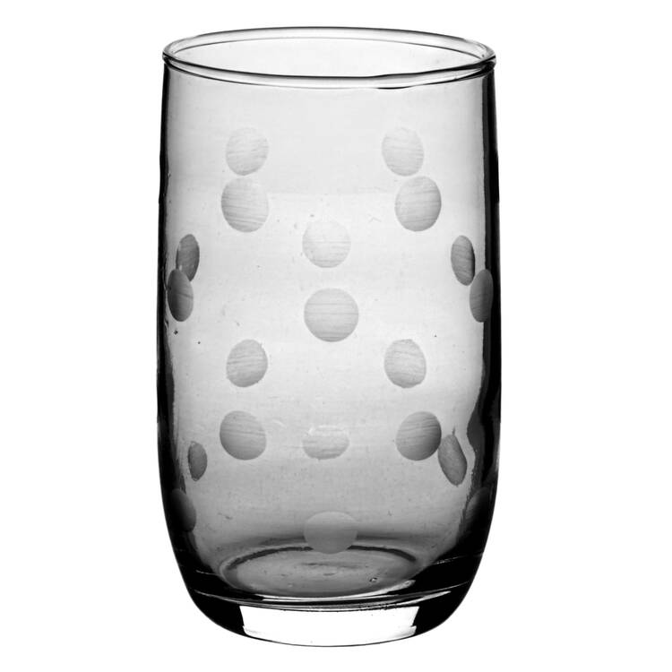 Coin Dot 10 Oz Flat Tumbler by Anchor Hocking