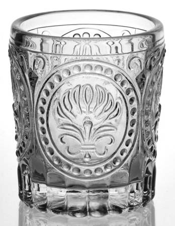 Fleur de Lis 4 Oz Flat Tumbler