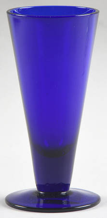 Shrub Collection Blue 4 Oz Shrub Glass Footed Tumbler