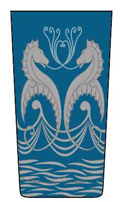 Poseidon Peacock (Teal) by Artel