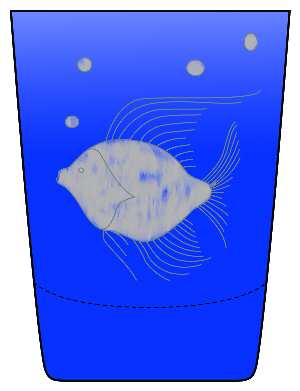 Sea Life Blue by Artel
