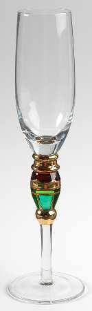 Christmas Splendor Fluted Champagne