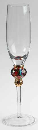 Christmas Splendor Fluted Champagne