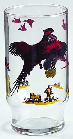 Pheasants 12 Oz Flat Tumbler
