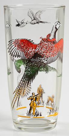Pheasants 16 Oz Flat Tumbler