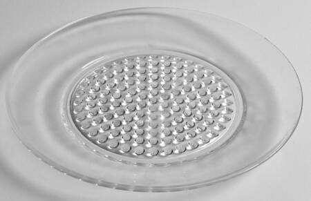 Hobnail Clear Dinner Plate