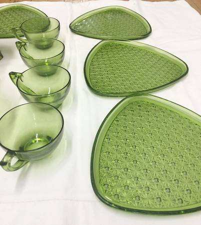 Triangle Green by Anchor Hocking