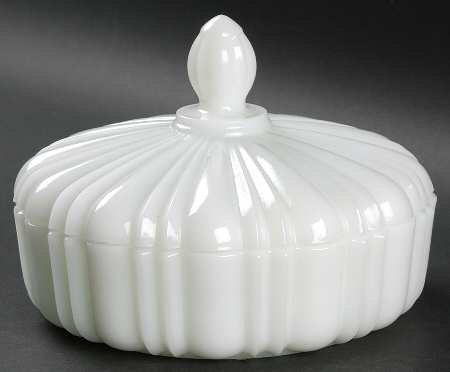 Old Cafe Milk Glass by Anchor Hocking