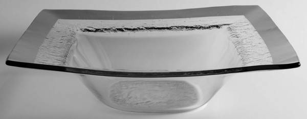 Roman Antique Platinum 11" Deep Square Bowl