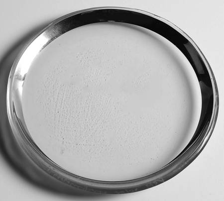 Roman Antique Platinum Appetizer Plate