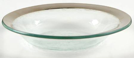 Roman Antique Platinum Large Rim Soup Bowl