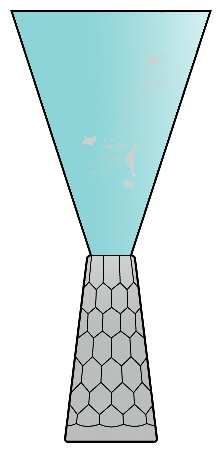 Tuscany Conical Robin's Egg Blue