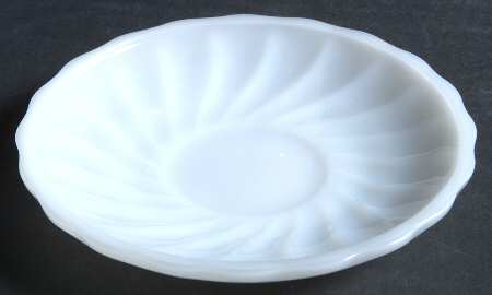 Shell Milk White (Scalloped Edge) Saucer for Demitasse Cuo & Saucer Set