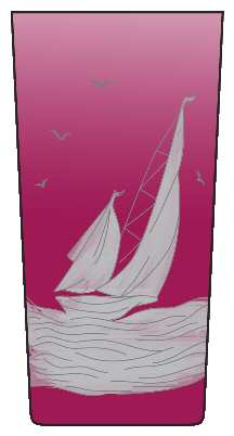 Golden Age of Yachting Rose by Artel