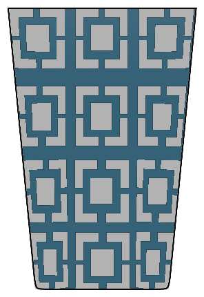 Mod Peacock (Teal) by Artel