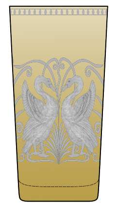 Swans Amber by Artel