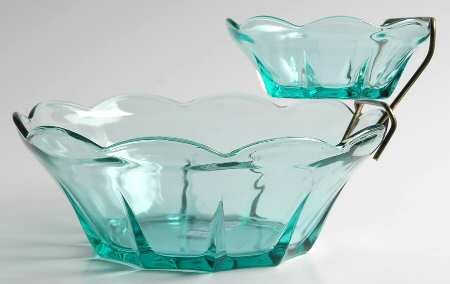 Swedish Modern Aquamarine by Anchor Hocking