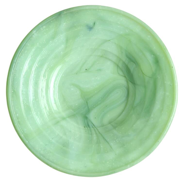 stacked disc Jade (Opaque) Saucer for Child's Cup