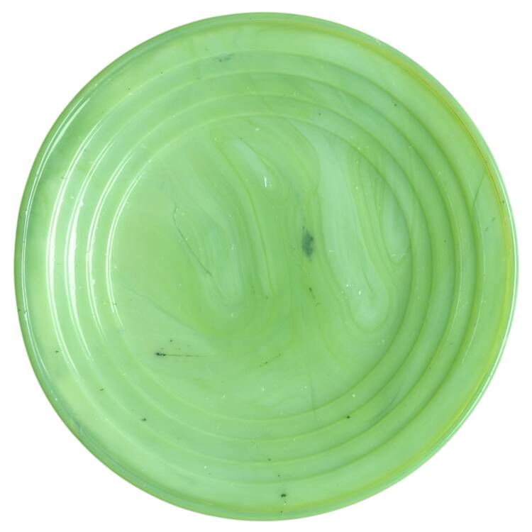 stacked disc Jade (Opaque) Child's Plate