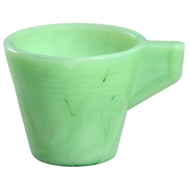 stacked disc Jade (Opaque) Child's Cup No Saucer