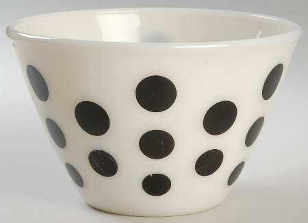 Black Dots by Anchor Hocking