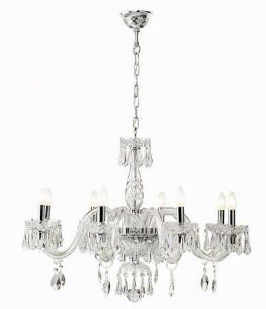 Diamond 8 Arm Chandelier