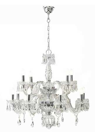 Diamond 12 Arm Chandelier