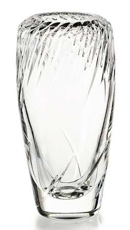 Feathers 11" Flower Vase
