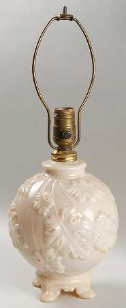 Aladdin Lamps G257 Ivory Alacite Illuminated Table Lamp-Base