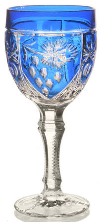 Asti Cobalt Blue Water Goblet