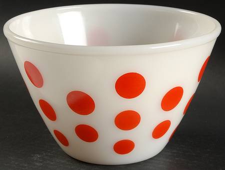 Red Dots 7" Mixing Bowl