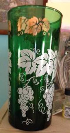 Gold and White Vintage by Anchor Hocking