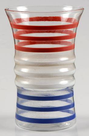 Red White and Blue by Anchor Hocking