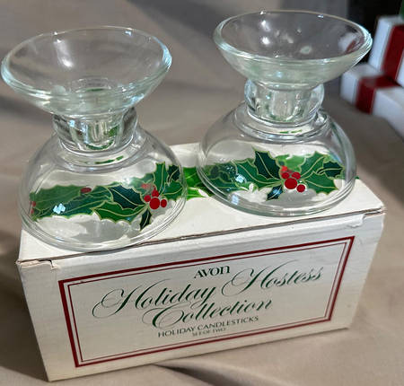 Holiday  Hostess Single Light Candlestick