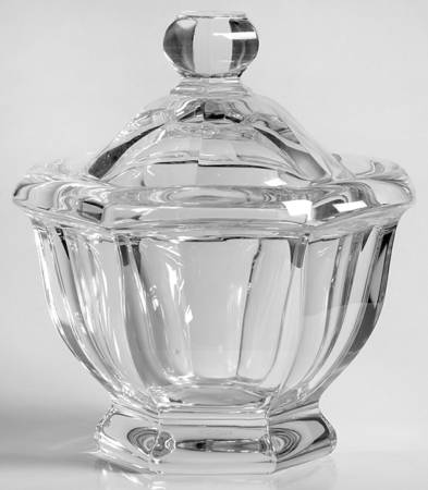 Bretagne (Cut) Bowl Has Lip, Sugar Bowl & Lid