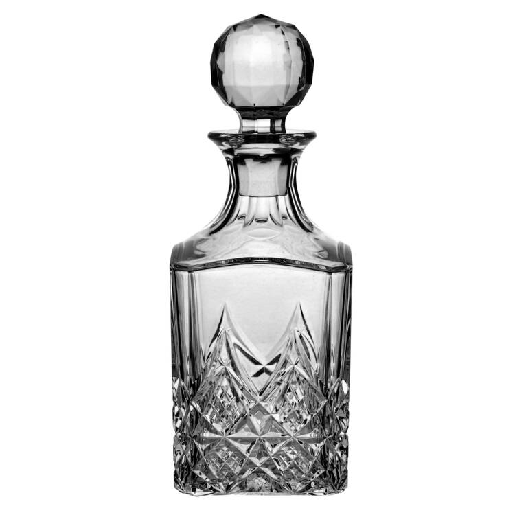 Colbert (Cut) Square Decanter with Stopper