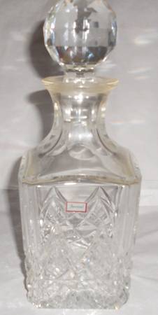 Colbert (Cut) Square Decanter with Stopper