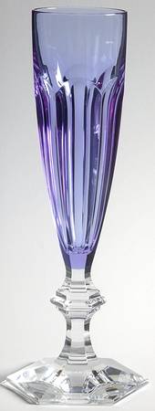 Harcourt-Versailles (Cut) Amethyst Tall Fluted Champagne