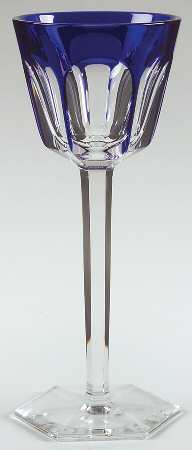 Harcourt-Versailles (Cut) Cobalt Blue Rhine Wine