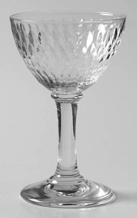 Magenta Cordial Glass
