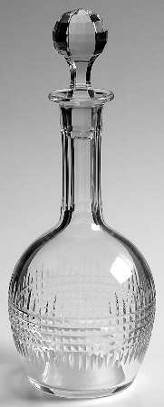 Nancy (Cut) Cordial Decanter & Stopper