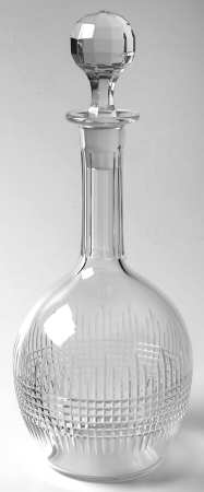 Nancy (Cut) Decanter & Stopper by Baccarat