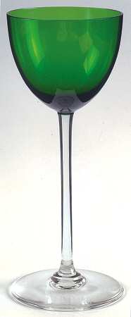 Perfection Emerald Green Rhine Wine by Baccarat