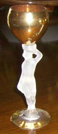 Bacchante Gold Cordial Glass