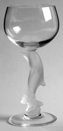 Dolphin Wine Glass