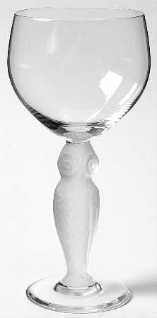 Owl Water Goblet
